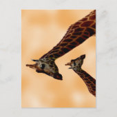 Giraffe doppelte Schwierigkeit, Postkarte (Vorderseite)