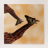 Giraffe doppelte Schwierigkeit, Puzzle (Horizontal)