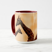 Giraffe doppelte Schwierigkeit, Tasse (Vorderseite Links)