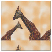 Giraffe, Doppeltrouble, Baumwollstoff Stoff (Nahaufnahme)
