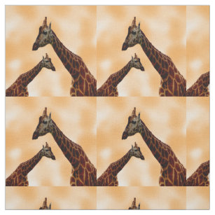 Giraffe, Doppeltrouble, Baumwollstoff Stoff