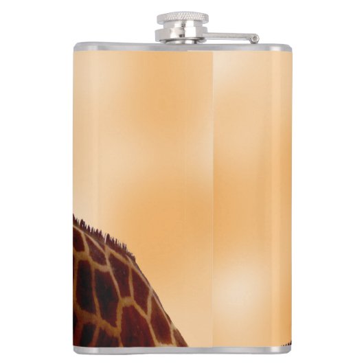 Giraffe Doppeltrouble, Hip Flask Flachmann (Rückseite)