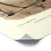 GIRAFFE DRUCKEN POSTER (Ecke)