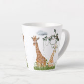 Giraffe-Duo-Tasse – Safari-Illustration Milchtasse (Rechte Ecke)