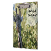 Giraffe-Dusche Klemmbrett (Links)