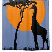 Giraffe Duschvorhang (Vorderseite)