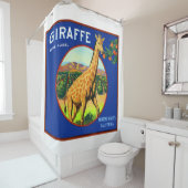 Giraffe Duschvorhang (Beispiel)
