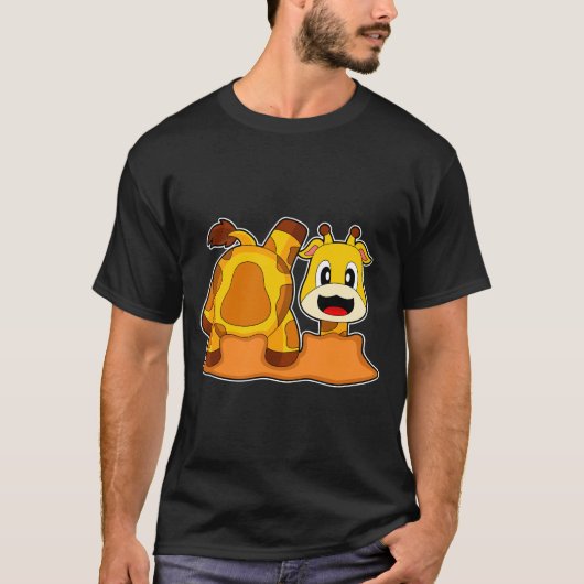 Giraffe Earth Hole T-Shirt (Vorderseite)