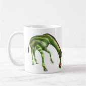Giraffe Eating Watermelon Kaffeetasse (Links)