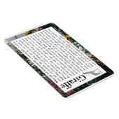 Giraffe - Ein Gedicht über Erholung Magnet (Rechte Seite)