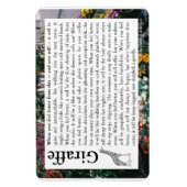 Giraffe - Ein Gedicht über Erholung Magnet (Vertikal)