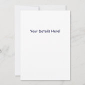 GIRAFFE-Einladung (Rückseite)