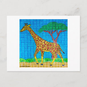 Giraffe (Einzelstück) - Postkarte