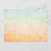 Giraffe Elephant Baby Shower Book Insert Anfrage Einladungspostkarte (Rückseite)