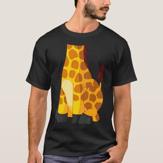 Giraffe Erwachsene Kinder Männer Frauen Giraffe Ko T-Shirt (Vorderseite)