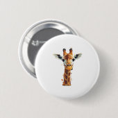 Giraffe Essential T-Shirt_3 Button (Vorne & Hinten)