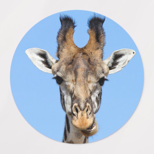 Giraffe Etiketten (Design 2)