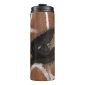 Giraffe Eye Nah-Up Thermosbecher (Vorderseite)