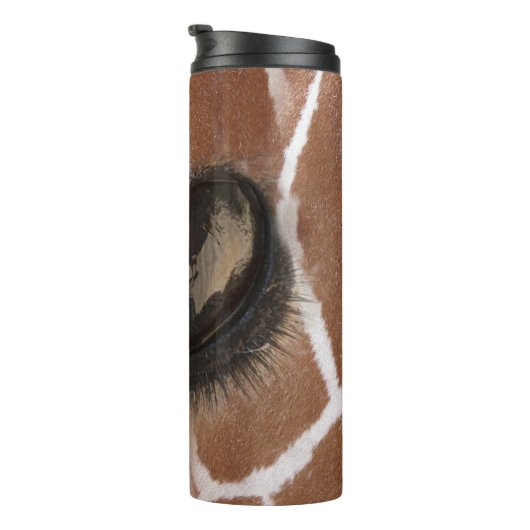 Giraffe Eye Nah-Up Thermosbecher (Nach rechts gedreht)
