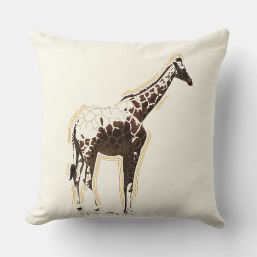 Giraffe Fading Kissen (Vorderseite)