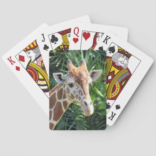 Giraffe - Fahrradkarten Spielkarten (Rückseite)