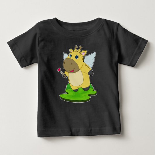 Giraffe Fairy Magic wand Baby T-shirt (Vorderseite)