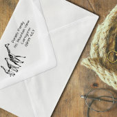 Giraffe Familienadresse Selbstfarbige Briefmarke Permastempel