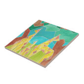 Giraffe Family Original Abstract Art Fliese (Seite)