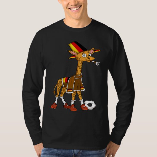 Giraffe Fan Germany T-Shirt (Vorderseite)