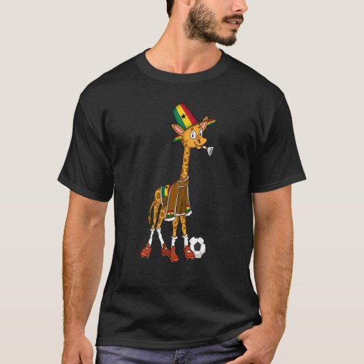 Giraffe Fan Ghana T-Shirt (Vorderseite)