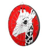 Giraffe (Farbe anpassbar) Dartscheibe (Vorderseite rechts)