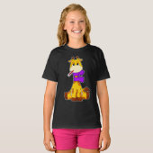 Giraffe-Fieber-Thermometer T-Shirt (Vorne ganz)