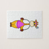 Giraffe Fitness Rope Puzzle (Horizontal)