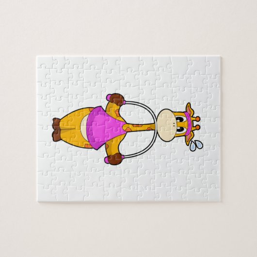 Giraffe Fitness Rope Puzzle (Horizontal)