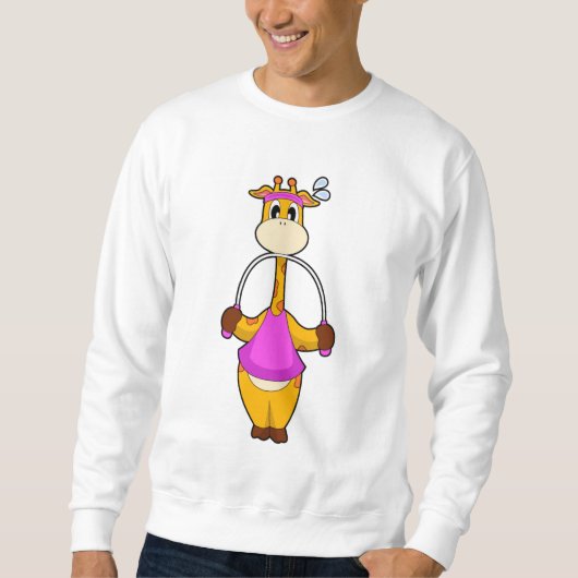Giraffe Fitness Rope Sweatshirt (Vorderseite)