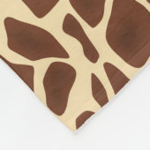 Giraffe Flecken Fleecedecke (Ecke)