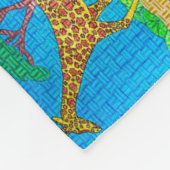 Giraffe - Fleece Blanket (Ecke)