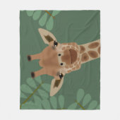 Giraffe Fleece Blanket (Vorderseite)