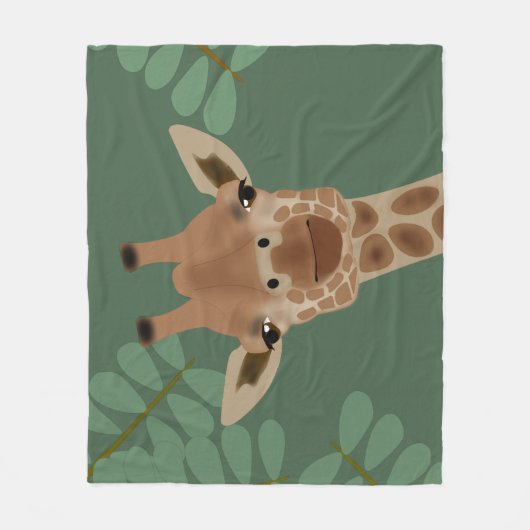 Giraffe Fleece Blanket (Vorderseite)