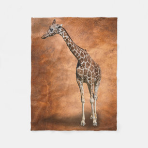 GIRAFFE FLEECEDECKE