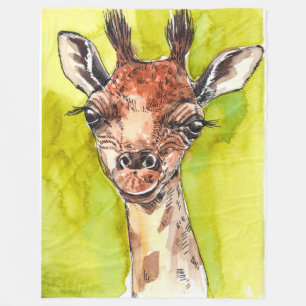 Giraffe Fleecedecke