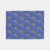 Giraffe Fleecedecke (Vorderseite (Horizontal))