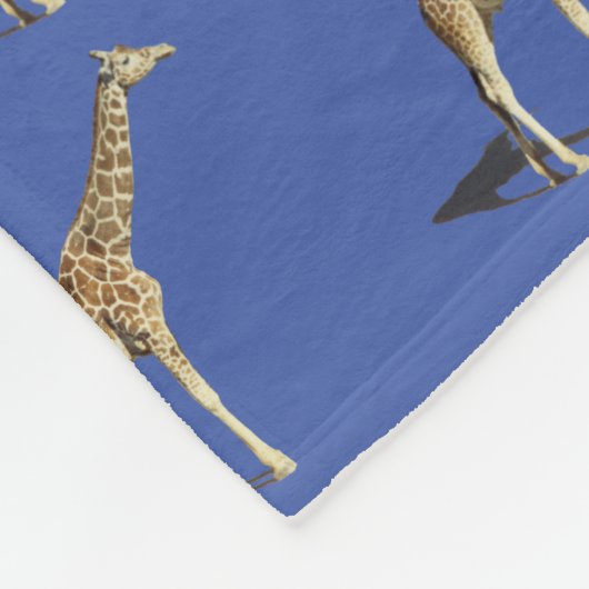 Giraffe Fleecedecke (Ecke)
