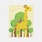 Giraffe Fleecedecke (Vorderseite)