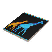 Giraffe Fliese (Seite)