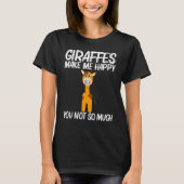 Giraffe For Men Women Safari Wildlife Animal T-Shirt (Vorderseite)