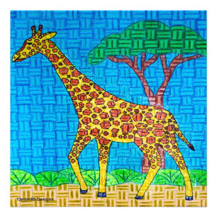 Giraffe - Foto Print