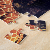 Giraffe-Foto Puzzle (Seite)