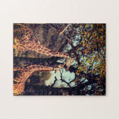 Giraffe-Foto Puzzle (Horizontal)