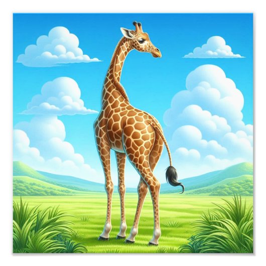 Giraffe Fotodruck (Vorne)